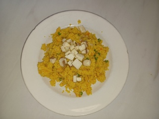 Kuskusové rizoto s uzeným tofu