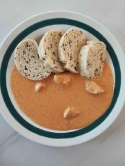 Kuře na paprice, vícezrnné knedlíky