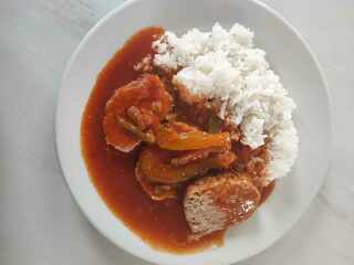 Dalmátské čufty, dlouhozrnná rýže